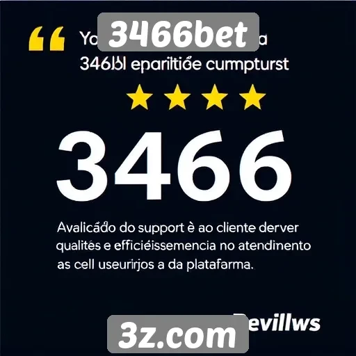 Suporte ao cliente da 3466bet avaliado